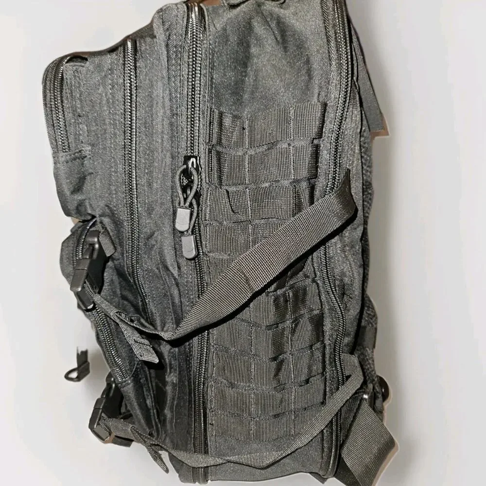 New! Outdoor Tactical Backpack Large Black Hiking Camping Hunting 20x15x8